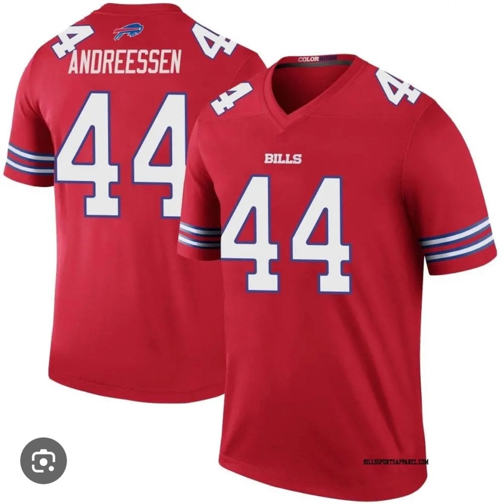 Brand new #44 Joe Andreessen Buffalo Bills Jersey